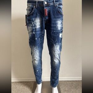 Mario Morato Denim Distressed Jeans Size 38